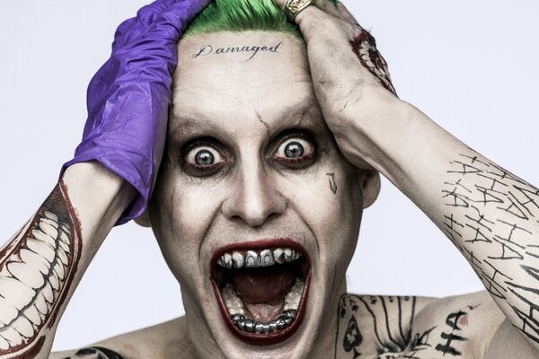 El Joker de Jared Leto en la película Suicide Squad