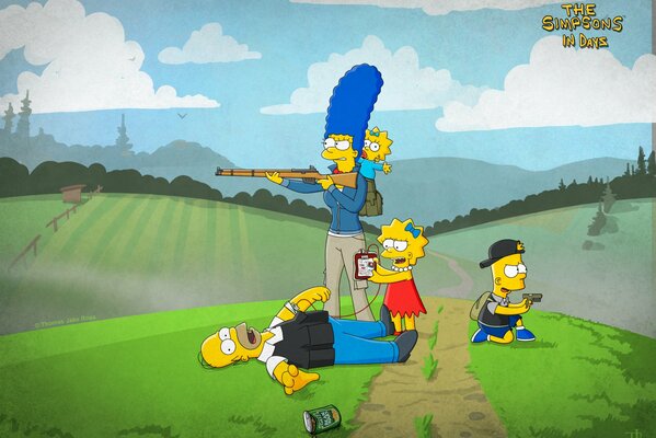 Guerre et Apocalypse dans le dessin animé les Simpson