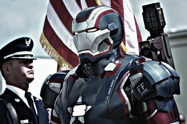 Iron Man 3. Patriot of the country