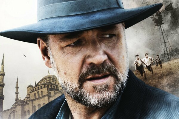 Russell Crowe. Poster for the movie The Water Seeker