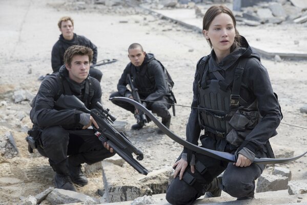 A shot from the movie The Hunger Games part 2