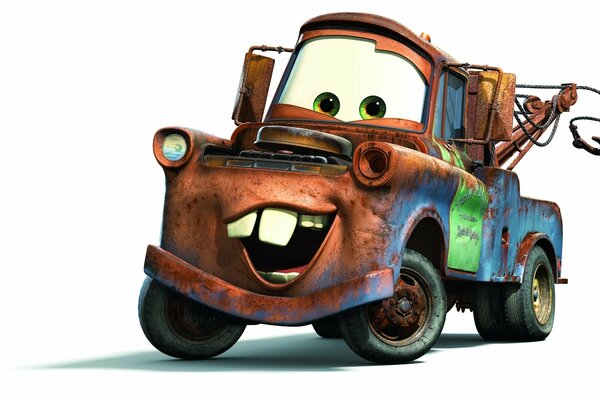 Cartoon cars. Our favorite tow truck