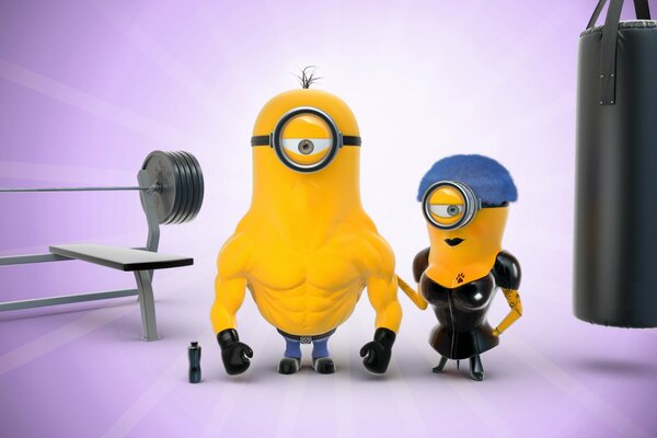 Sports ground for minions