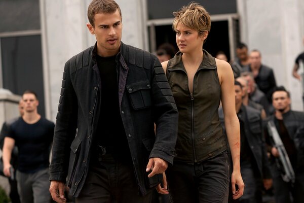 The main characters of the film divergent