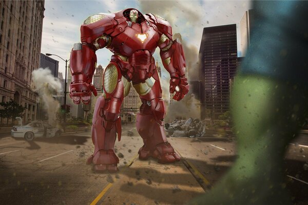 Il costume di Iron Man del film The Avengers