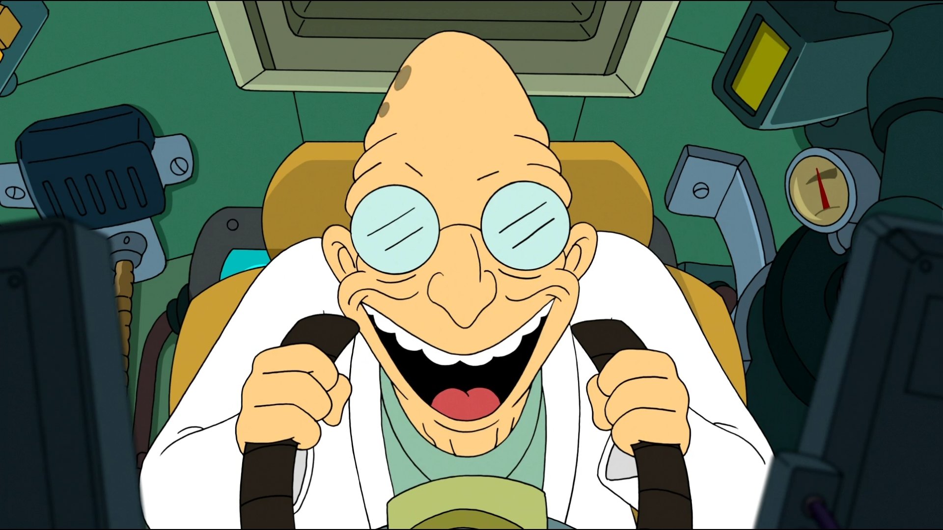 futurama professeur hubert farnsworth j blanc