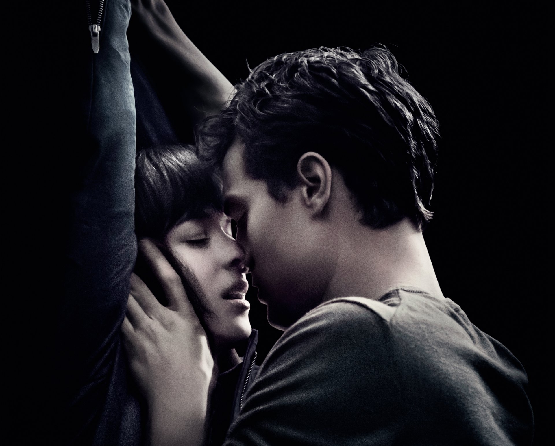 cincuenta sombras de grey cincuenta sombras de grey 2015 dakota johnson anastasia steele dornan gris focus features universal pictures drama novelas románticas chico chica amantes amantes parejas enamoradas locura pasión amor beso hd fondo de pantalla