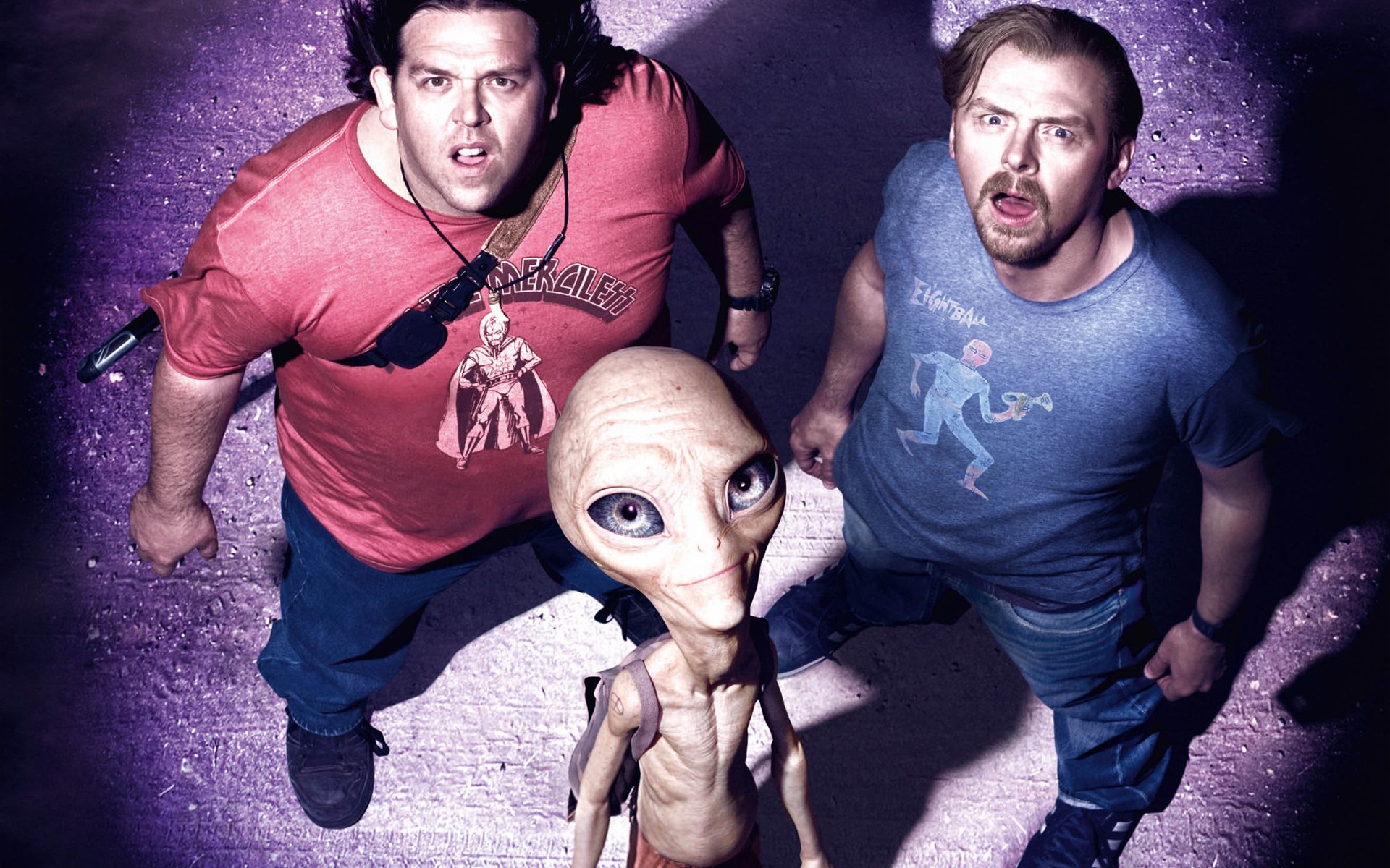 género: material secreto paul alien alien simon pegg nick frost sorpresa rayo de luz