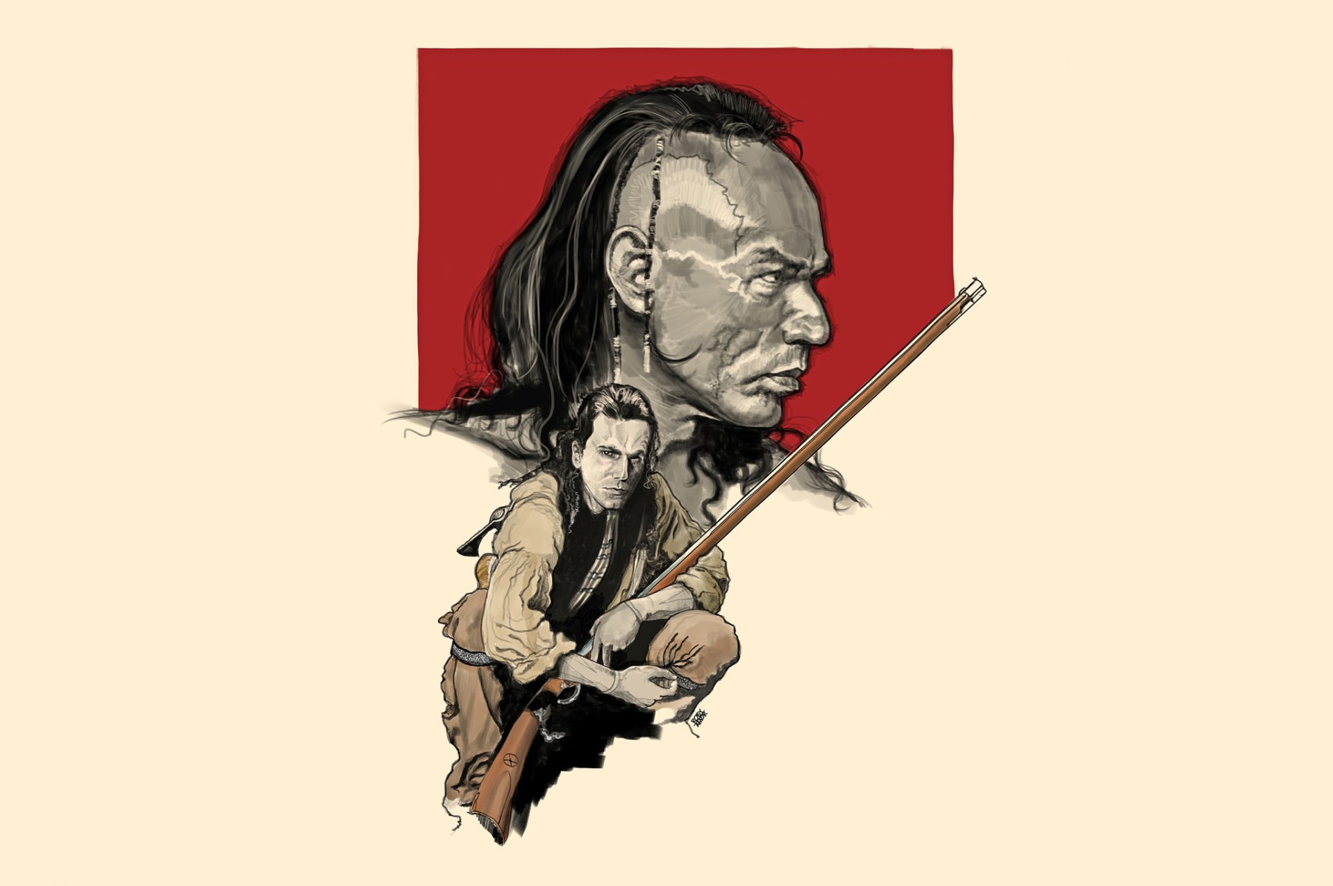 l ultimo dei mohicani daniel day-lewis occhio di falco wes study magua classico arte