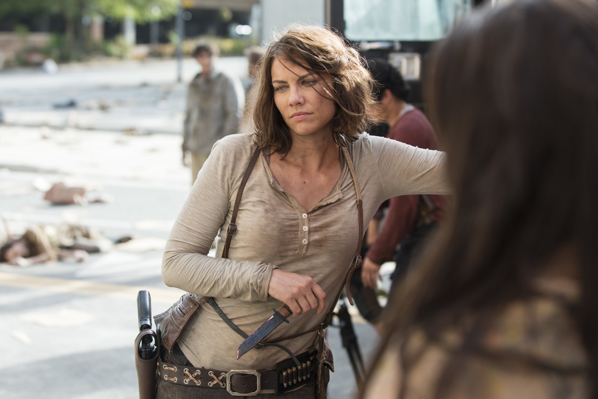 the walking dead the walking dead lauren cohen maggie messer nachdenklichkeit