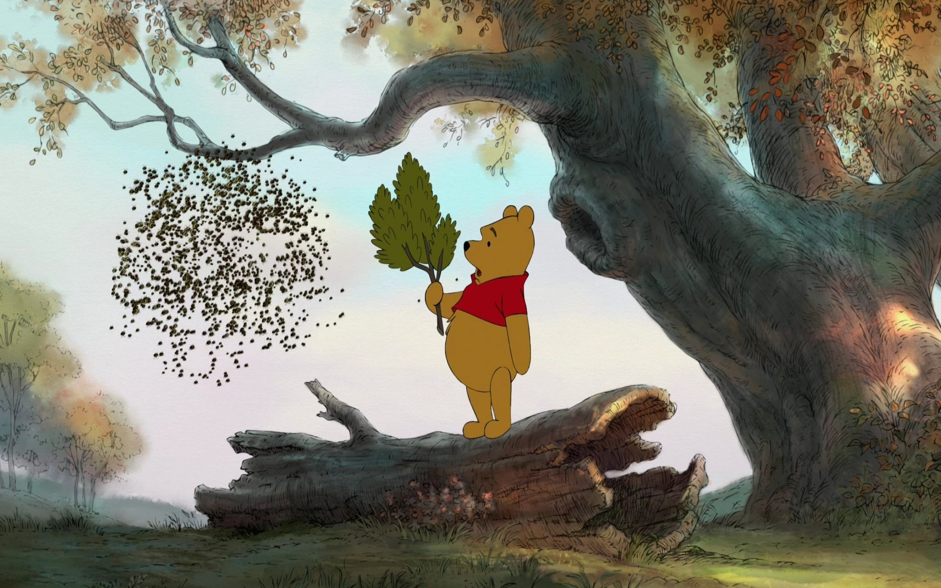 winnie the pooh bear yellow cartoon maltfilm