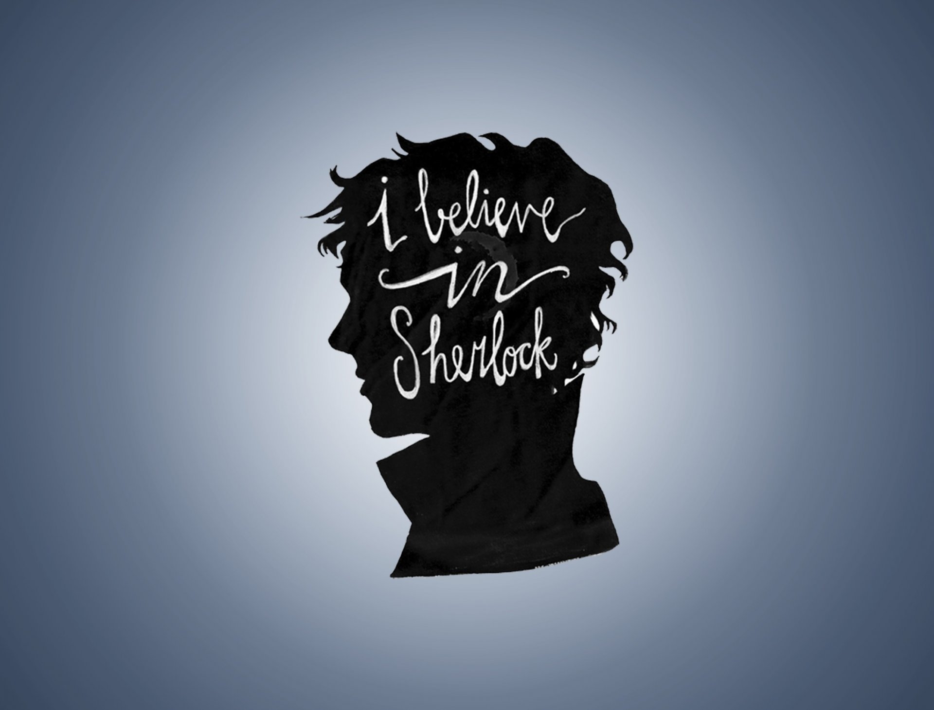 sherlock bbc glauben profil porträt zeichnung silhouette minimalismus