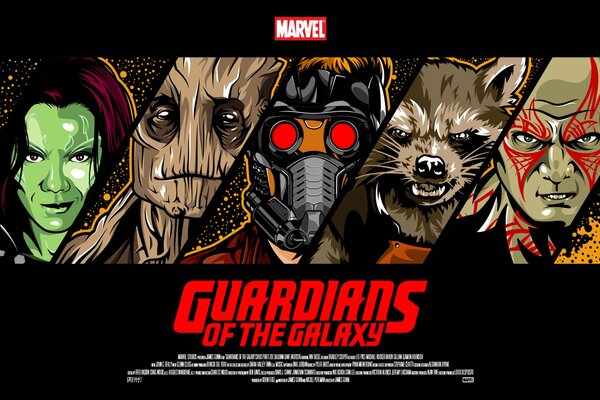 Charaktere des Films Guardians of the Galaxy