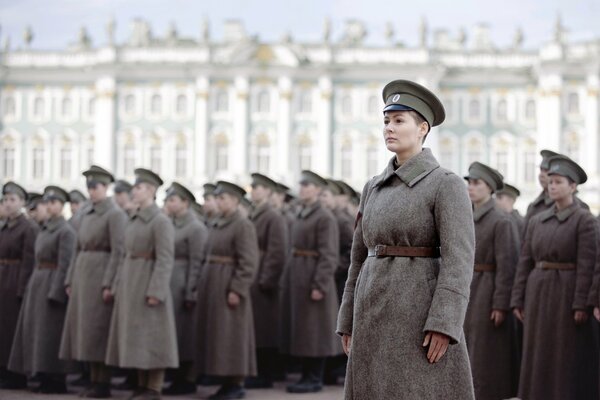 Foto aus dem Film das erste weibliche Bataillon