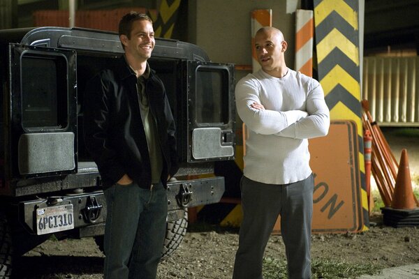 Vin Diesel y Dominic Toretto en rápido y Furioso 4