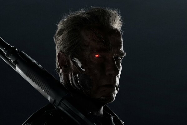 The old Schwarzenegger from Terminator