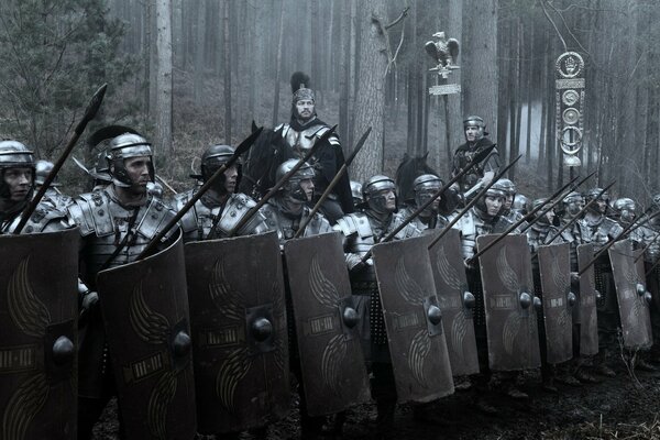 Roman soldiers against Legionaries