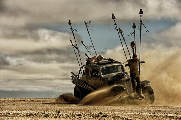 A prisoner in the desert. Fury Road