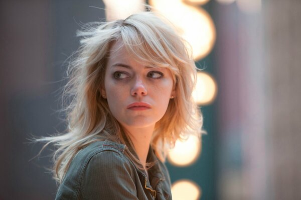 Emma Stone in the movie Birdman