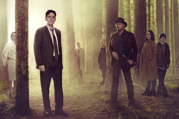 The series Pines with Matt Dillon and Carl Gugino