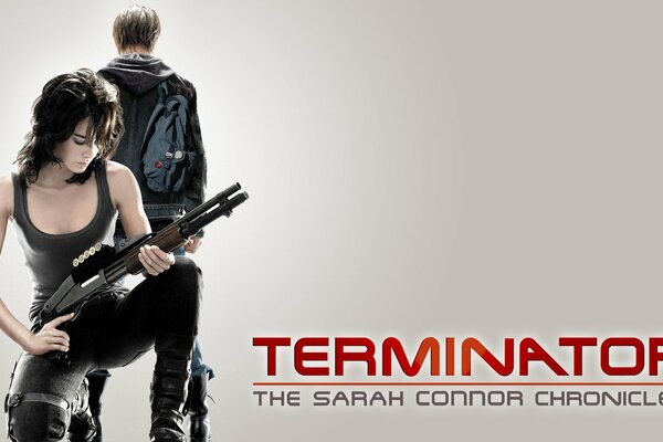 Sarah und John aus der Serie Terminator