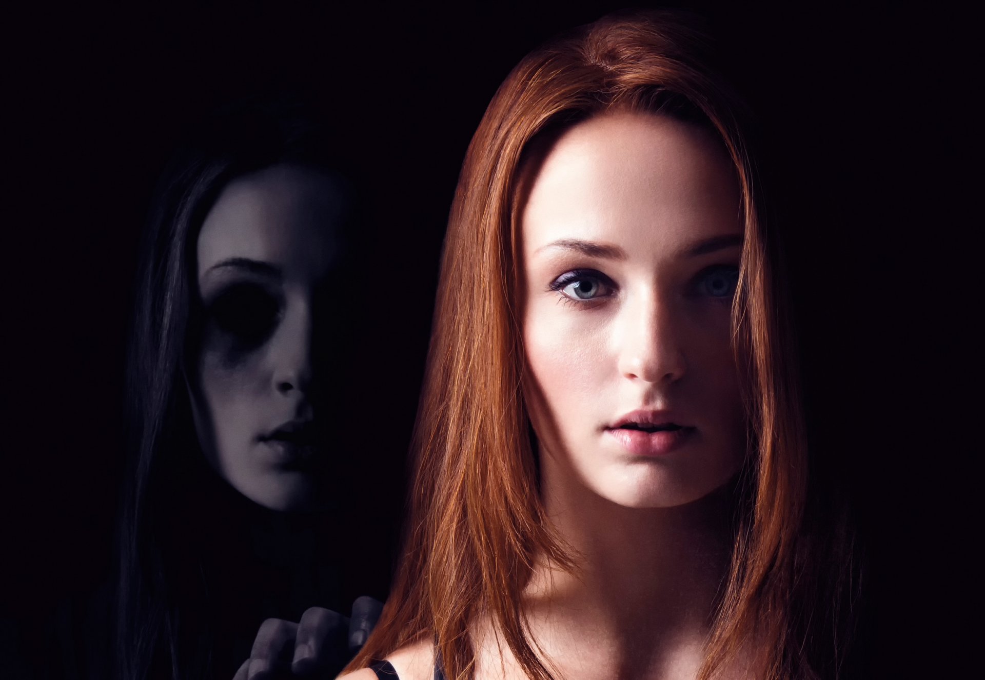 another me sophie turner panda eyes thriller detective poster