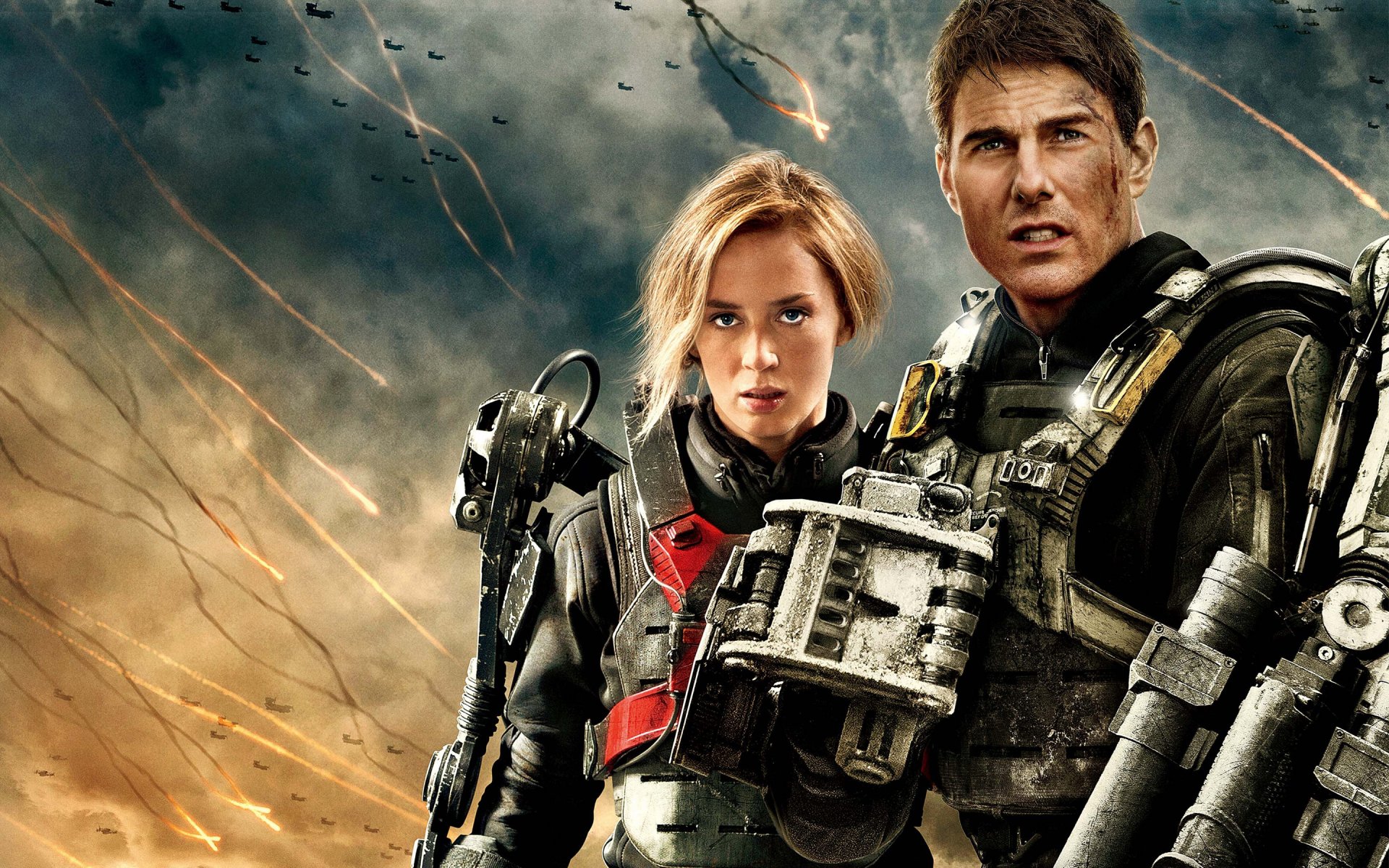 the edge of the future emily blunt rita vrataski tom cruise bill cage ciel bataille exosquelette