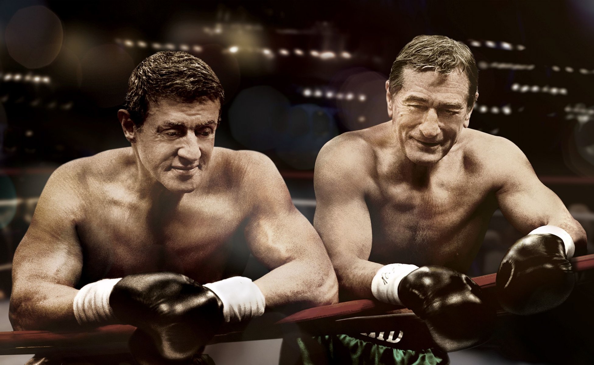 rewanż grudge match robert de niro sylvester stallone bokserki rękawice ring boks