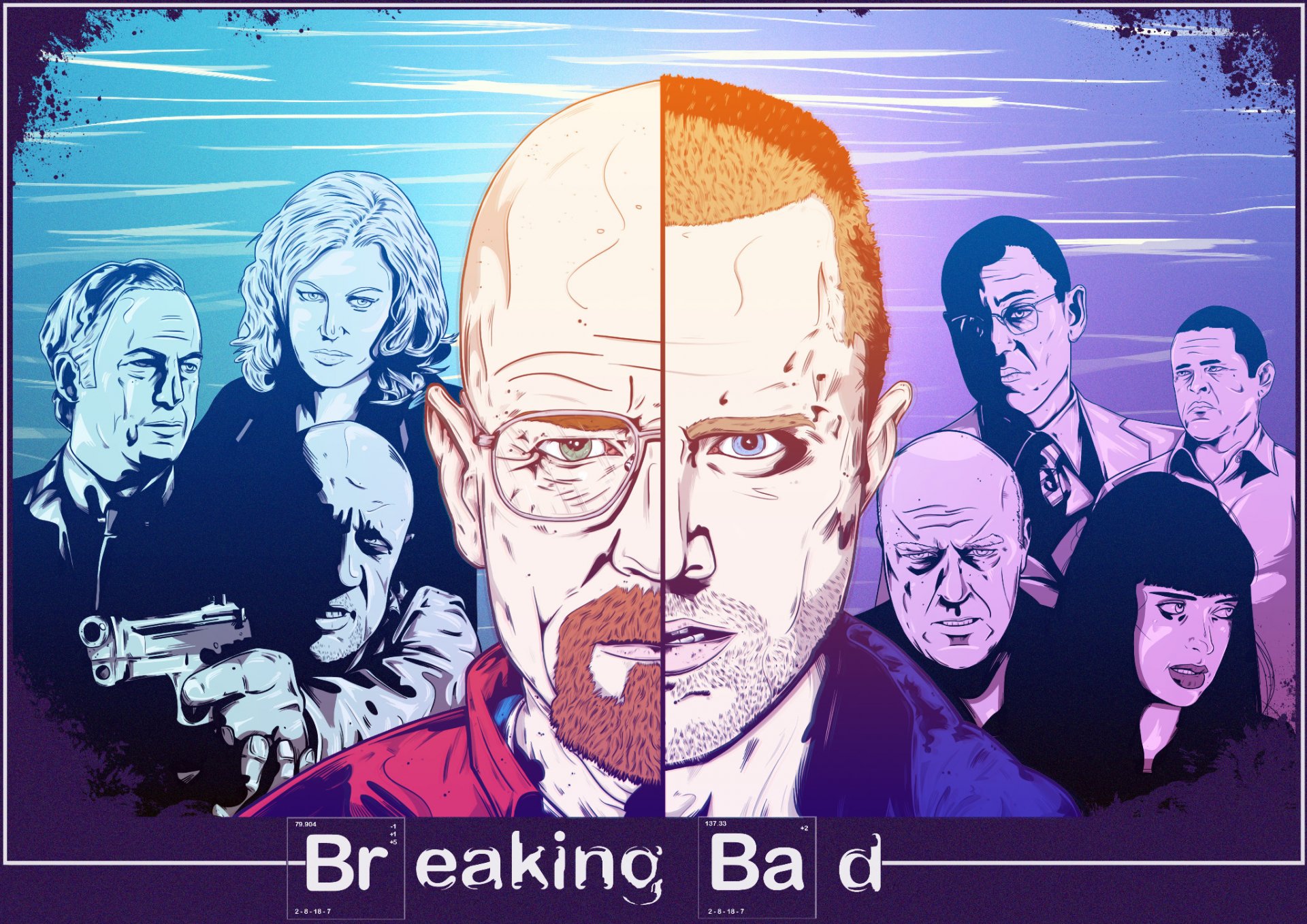 breaking bad walter white brian cranston skyler white anna gunn jesse pinkman aaron paul hank schrader dean norris saul goodman odenkerk gustavo fring giancarlo esposito mike ehrmantraut jonathan banks tuco salamanque raymond cruz