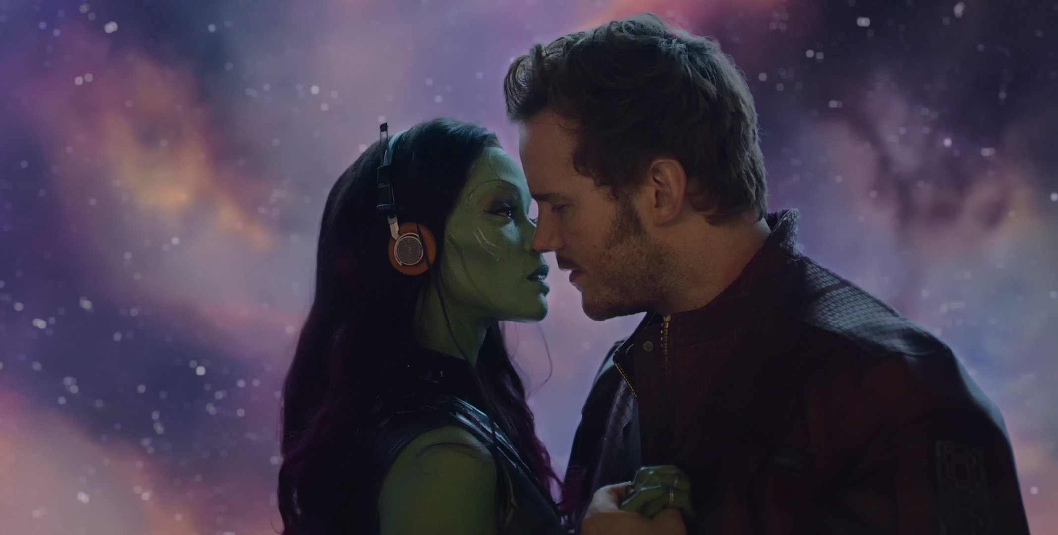 chris pratt guardiani della galassia zoe saldana