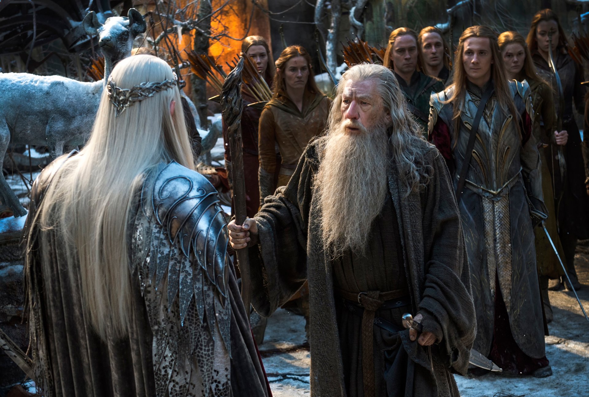 the hobbit:the battle of the five armies the hobbit: the battle of five armies gandalf ian mckellen