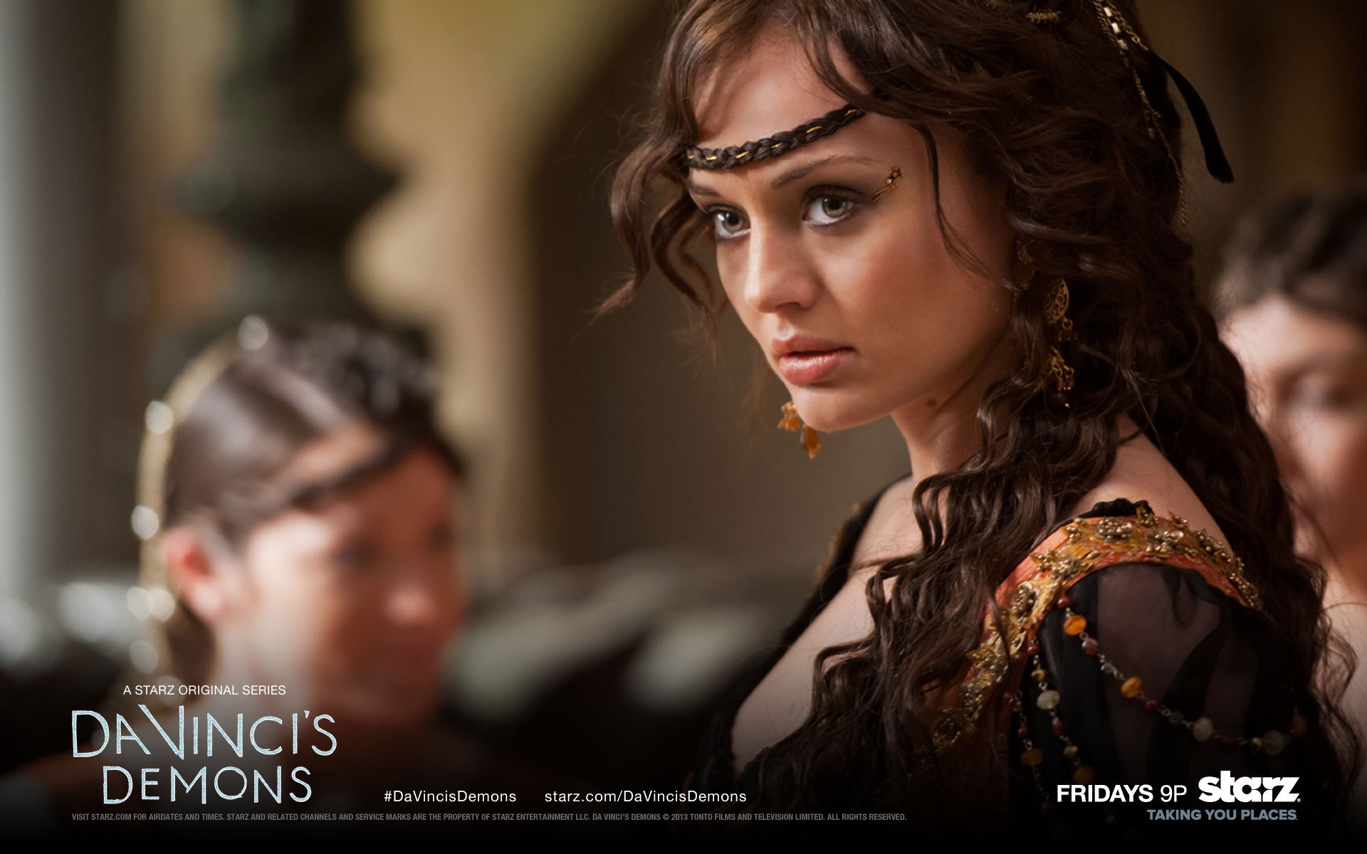 da vinci s demons TV series da vinci s demons starz laura haddock laura haddock lucrezia donati