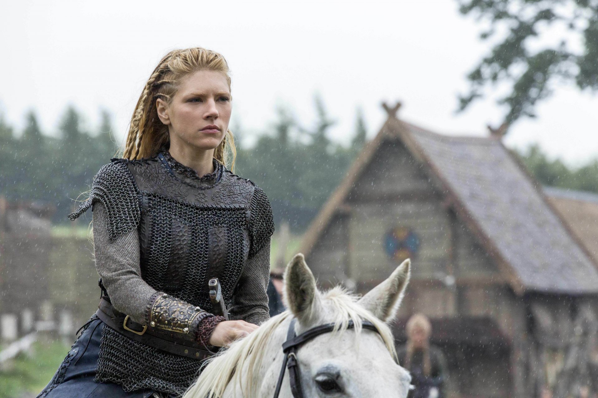 vikings tv series historical drama katheryn winnick lagertha horse