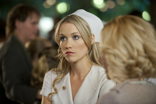 Beautiful blonde nurse from the movie