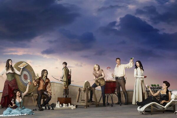 All the characters from Once Upon a Time in a Fairy Tale