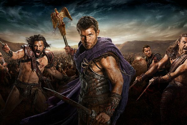 Spartacus con Liam mcintyer