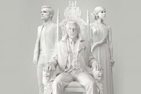 Extrait de Hunger Games: le trône et tout en blanc