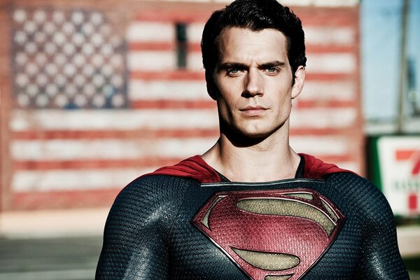 Henry Cavill als Superman Foto Portrait