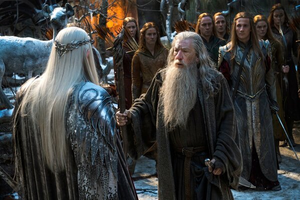 Foto aus dem Film Hobbit Gandalf
