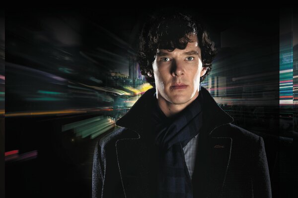 Foto de la tercera temporada de la serie Sherlock Holmes .