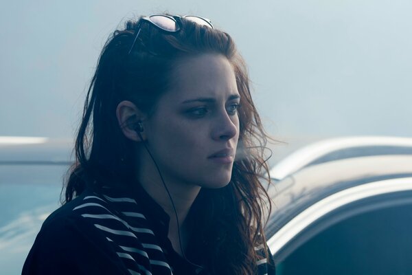 La actriz Kristen Stewart en la película crepúsculo 