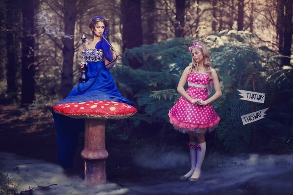 Cosplay by Alice in Wonderland 