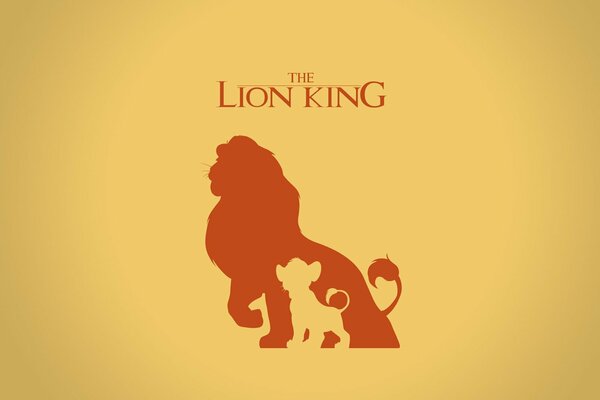 The logo of the Disney cartoon The Lion King 