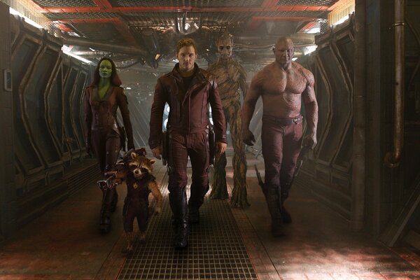Charaktere aus dem Film Guardians of the Galaxy