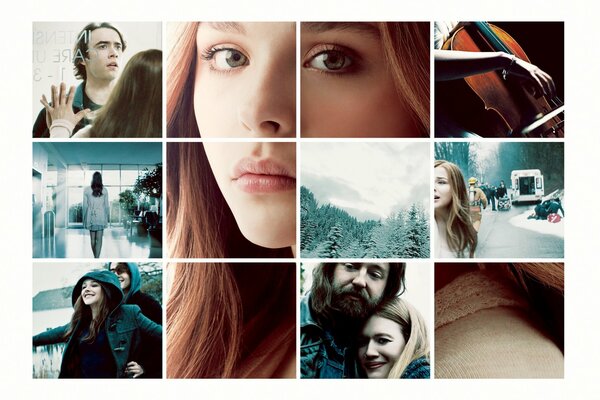 Stills from the movie if I stay