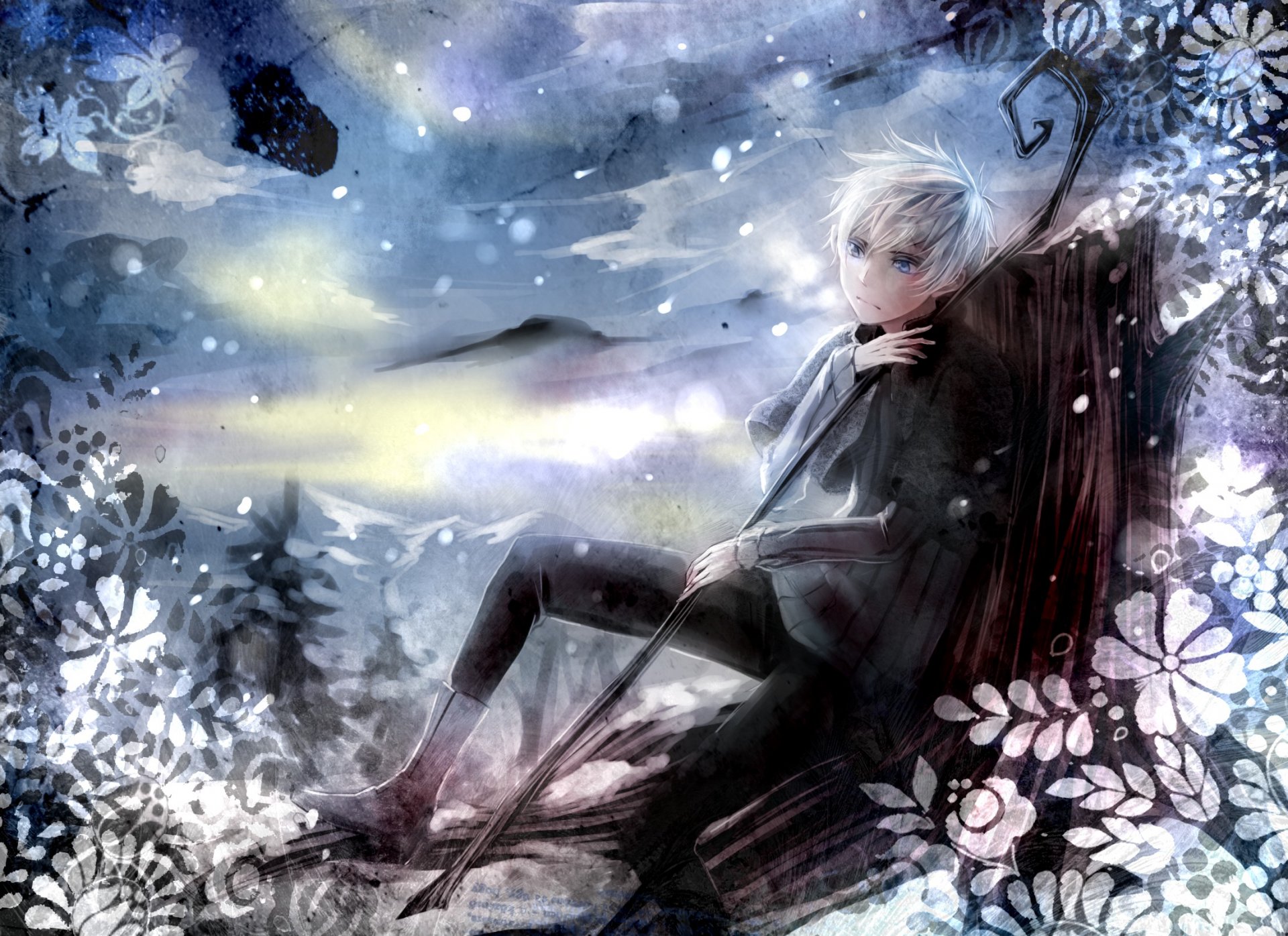 guardianes de los sueños jack frost personaje arte