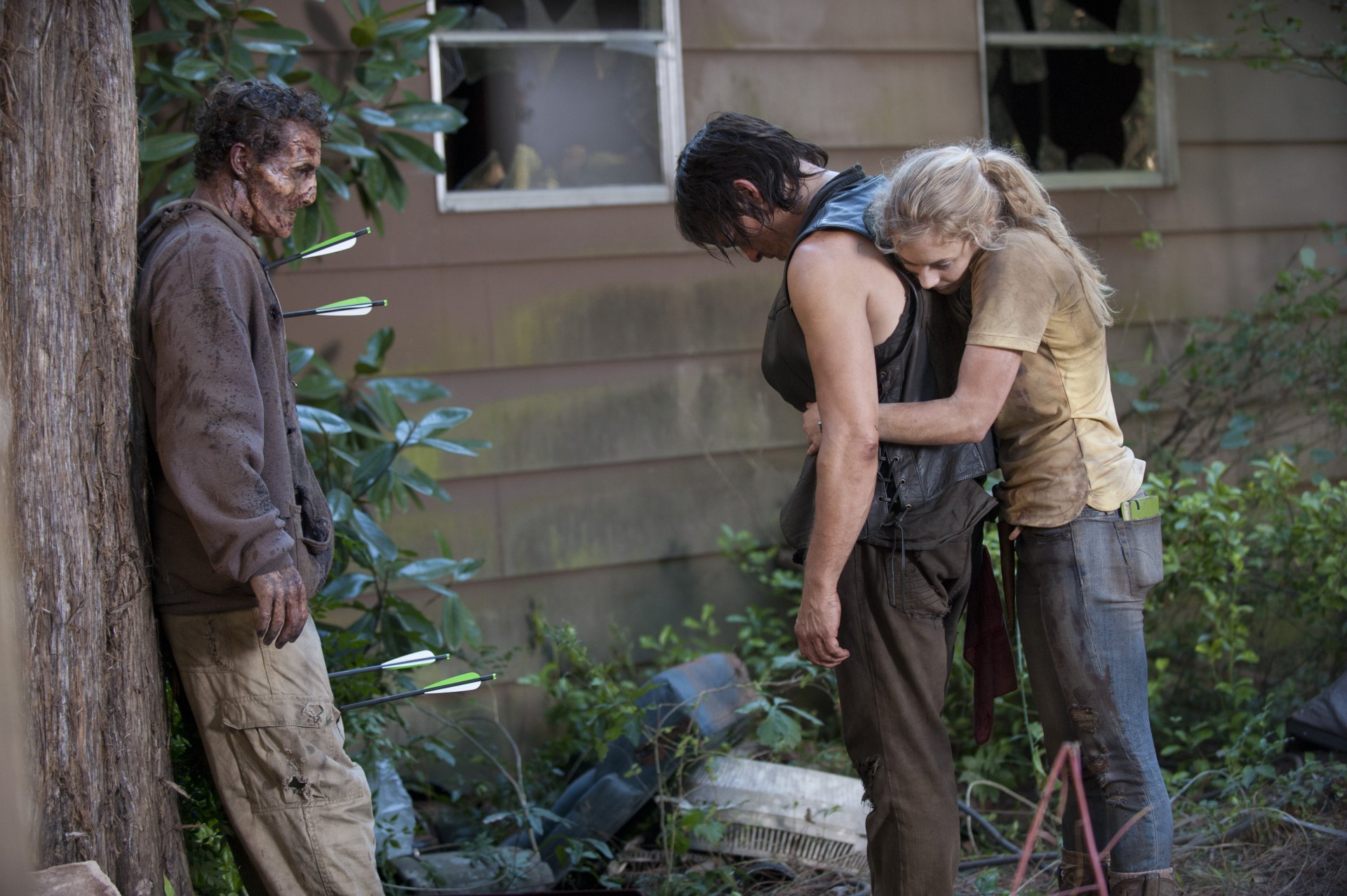 the walking dead emily kinney norman reedus sezon 4