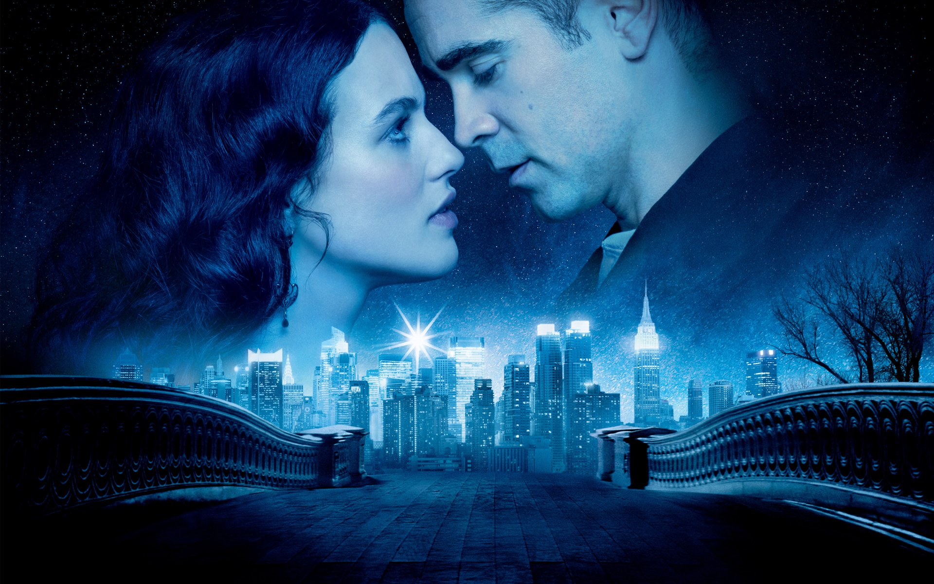 colin farrell jessica brown-findlay cuento de invierno amor a través del tiempo