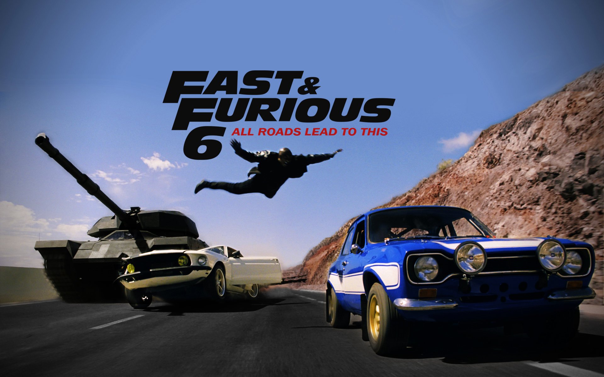 schnell und wütend 6 fast and furious 6 sprung tank ford tyrise gibson wallpaper ford escort