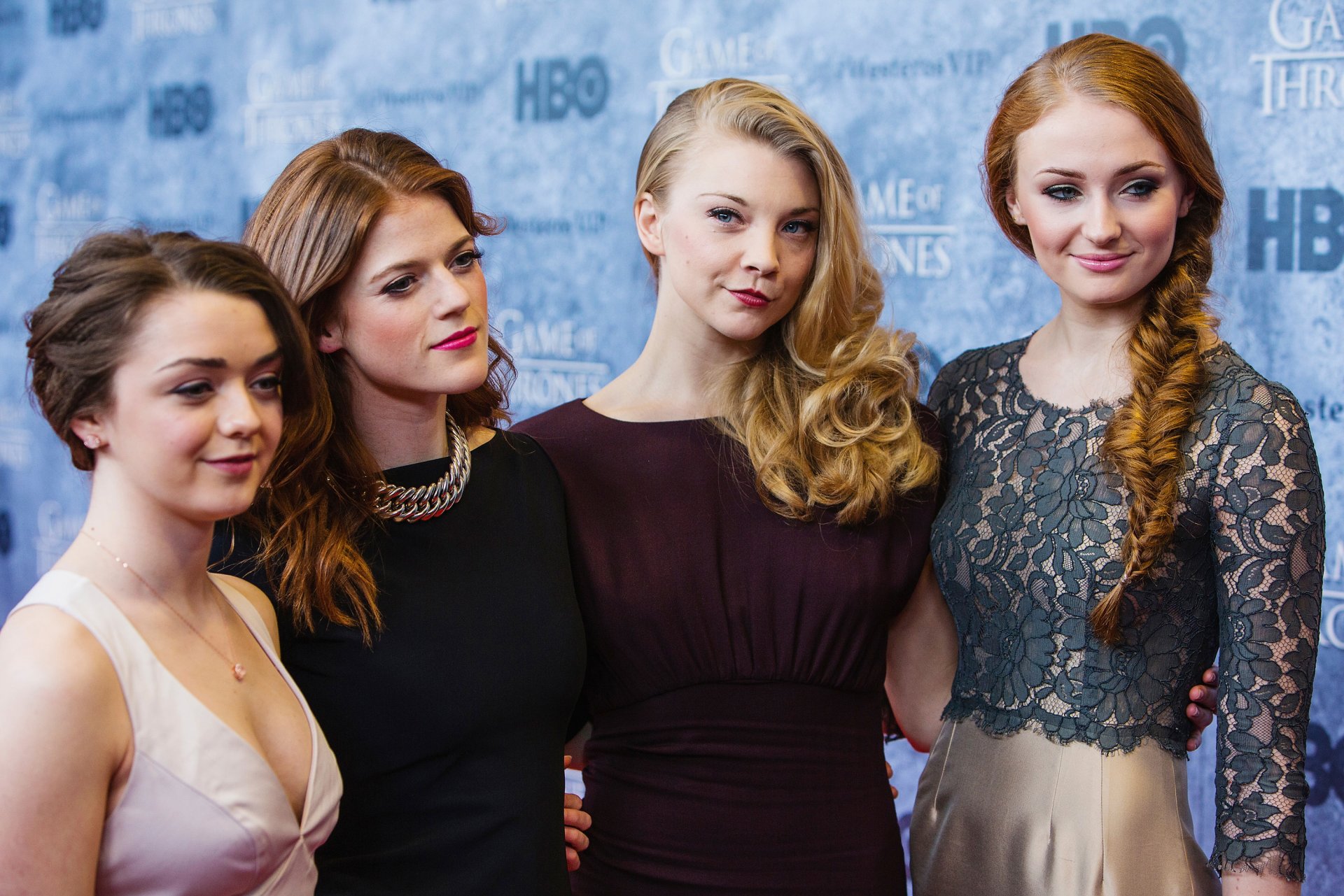 maisie williams rose leslie dormer sophie turner actrices juego de tronos